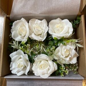 White Rose and Green Corsages (6)